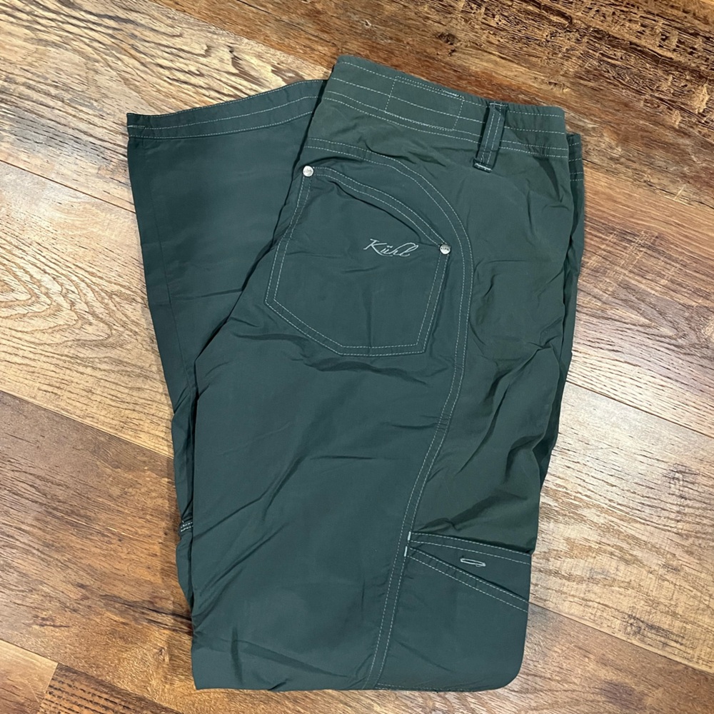 Kuhl Olive Green Cargo Pants 8